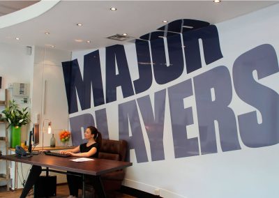 Flat Cut Lettering